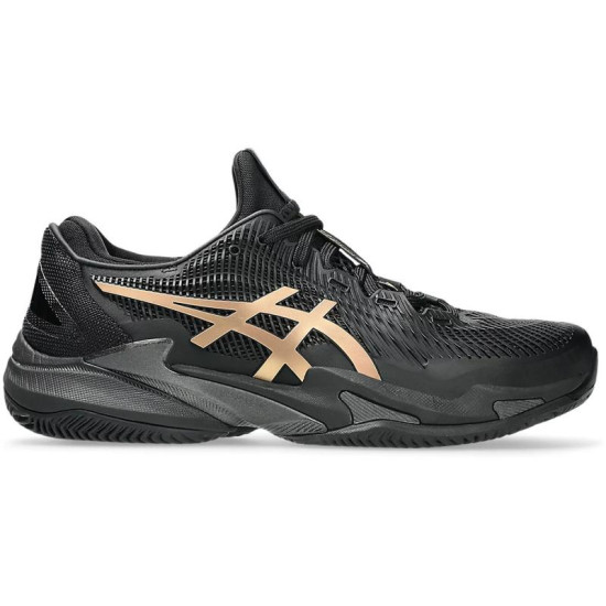 Zapatillas Asics Court FF 3 Novak Clay Night Energy Negro Oro