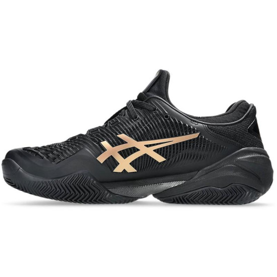 Zapatillas Asics Court FF 3 Novak Clay Night Energy Negro Oro