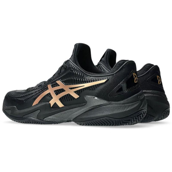 Zapatillas Asics Court FF 3 Novak Clay Night Energy Negro Oro