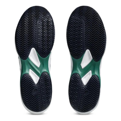 Zapatillas Asics Game FF Clay Blanco Azul Medianoche