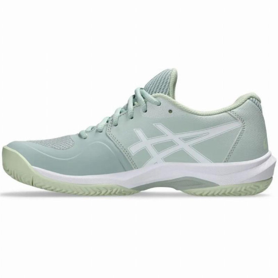 Zapatillas Asics Game FF Clay Verde Liquen Blanco Mujer
