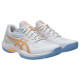 Zapatillas Asics Game FF Padel Blanco Naranja Mujer