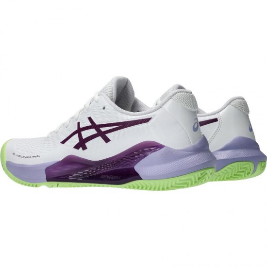 Zapatillas Asics Gel Challenger 14 Padel Blanco Malva Intenso Mujer