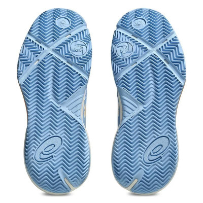Zapatillas Asics Gel Challenger 15 Padel Azul Stone Naranja Mujer