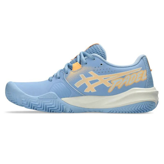 Zapatillas Asics Gel Challenger 15 Padel Azul Stone Naranja Mujer