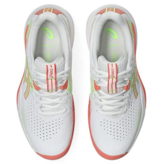Zapatillas Asics Gel Challenger 15 Padel Blanco Guayaba Mujer