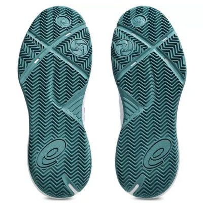 Zapatillas Asics Gel Challenger 15 Padel Blanco Verde Pino