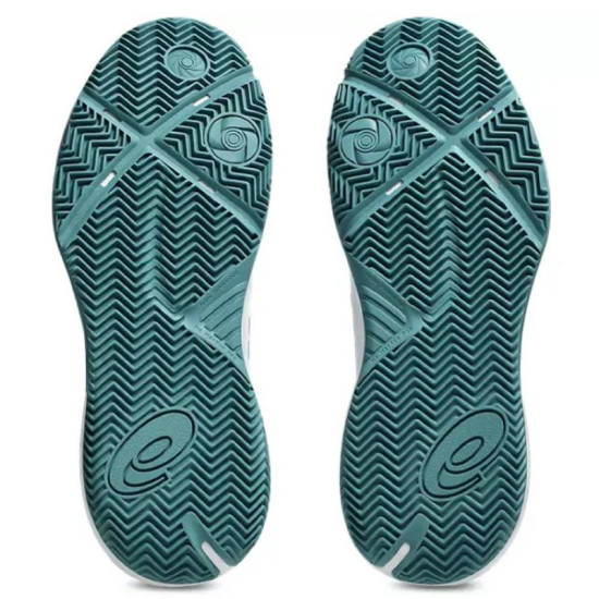 Zapatillas Asics Gel Challenger 15 Padel Blanco Verde Pino