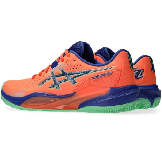 Zapatillas Asics Gel Challenger 15 Padel Coral Azul Cobalto