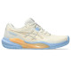Zapatillas Asics Gel Challenger 15 Padel Crema Azul Stone Mujer