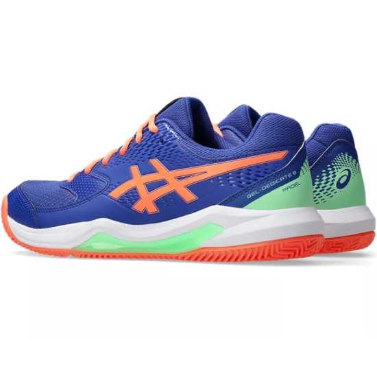 Zapatillas Asics Gel Dedicate 8 Padel Azul Cobalto Coral