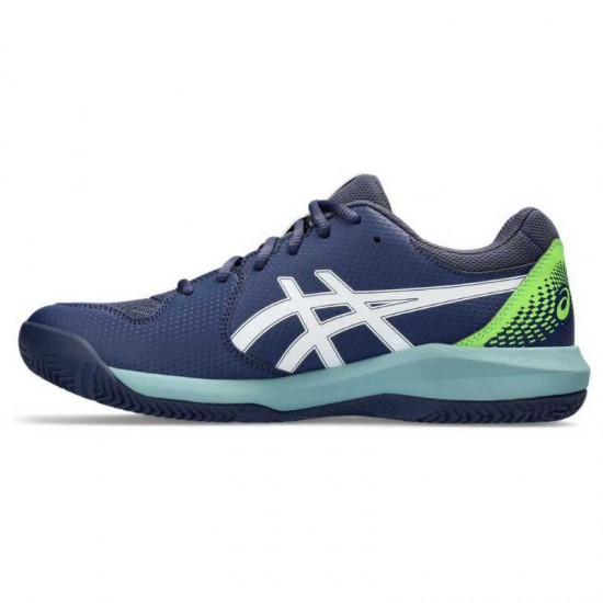 Zapatillas Asics Gel Dedicate 8 Padel Azul Oscuro Blanco