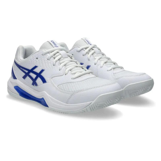 Zapatillas Asics Gel Dedicate 8 Padel Blanco Azul Cobalto