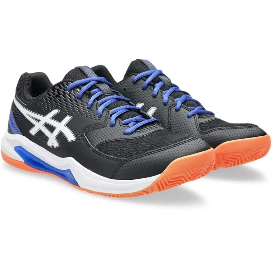 Zapatillas Asics Gel Dedicate 8 Padel Blanco Negro Azul