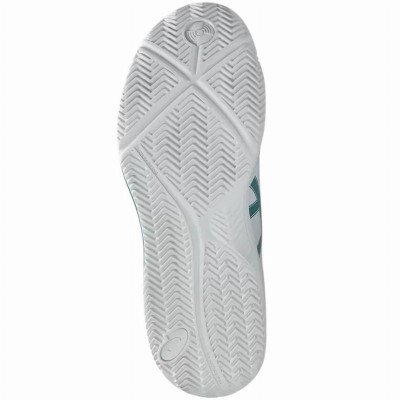 Zapatillas Asics Gel Dedicate 8 Padel Blanco Verde Pino