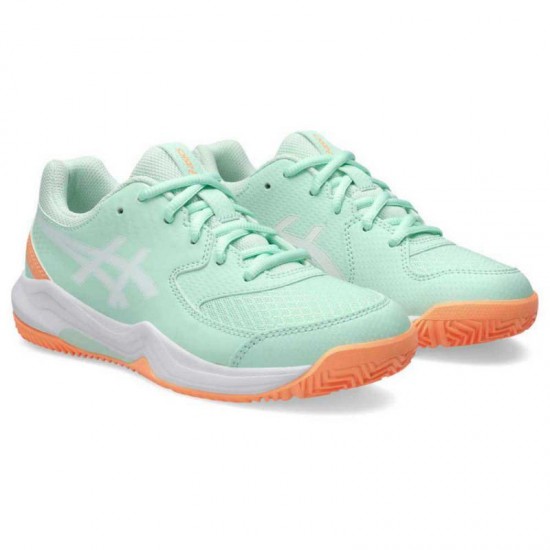 Zapatillas Asics Gel Dedicate 8 Padel GS Menta Blanco Junior