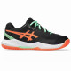 Zapatillas Asics Gel Dedicate 8 Padel GS Negro Coral Junior
