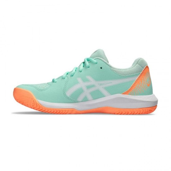 Zapatillas Asics Gel Dedicate 8 Padel Menta Blanco Mujer