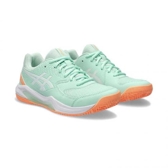 Zapatillas Asics Gel Dedicate 8 Padel Menta Blanco Mujer