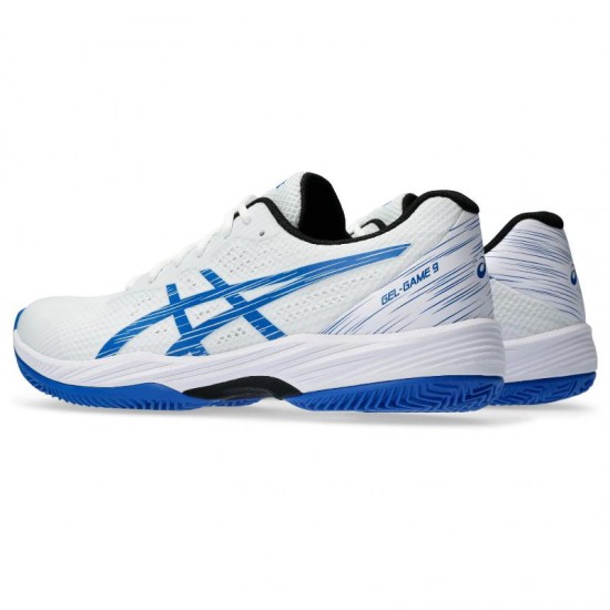 Zapatillas Asics Gel Game 9 Clay Blanco Azul