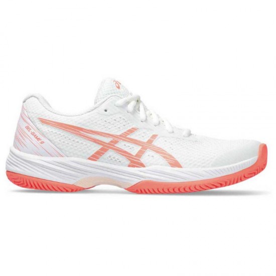 Zapatillas Asics Gel Game 9 Clay Blanco Coral Mujer