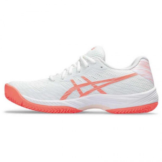 Zapatillas Asics Gel Game 9 Clay Blanco Coral Mujer