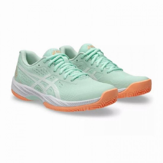 Zapatillas Asics Gel Game 9 Padel Menta Blanco Mujer