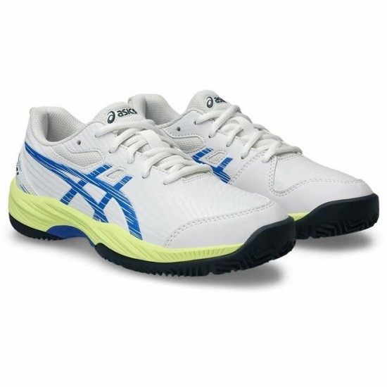 Zapatillas Asics Gel Game Padel 9 Blanco Azul Junior