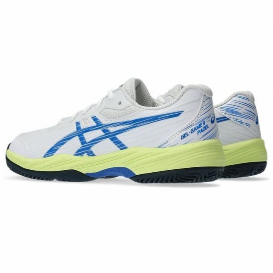 Zapatillas Asics Gel Game Padel 9 Blanco Azul Junior