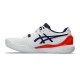 Zapatillas Asics Gel Resolution 9 Clay Blanco Azul Marino