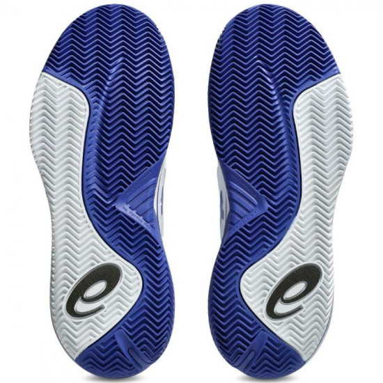 Zapatillas Asics Gel Resolution X Clay Blanco Azul Cobalto