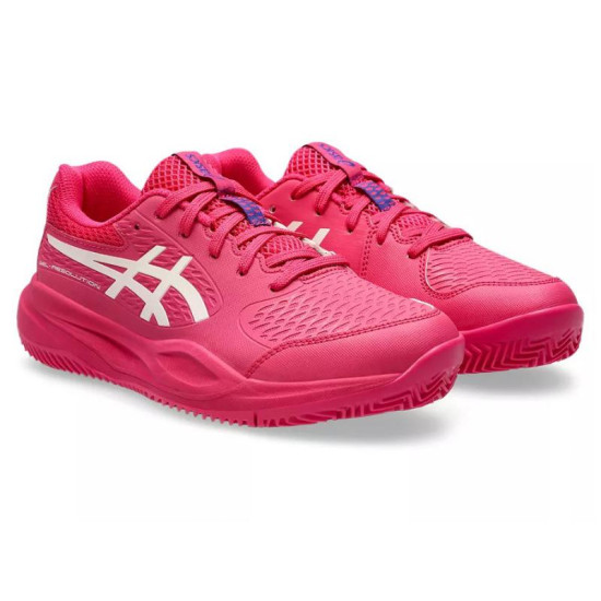 Zapatillas Asics Gel Resolution X Clay GS Rosa Brillante Crema Junior