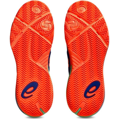 Zapatillas Asics Gel Resolution X Padel Azul Cobalto Coral