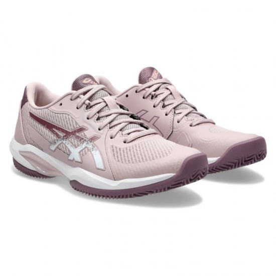 Zapatillas Asics Solution Swift FF 2 Clay Rosa Blanco Mujer