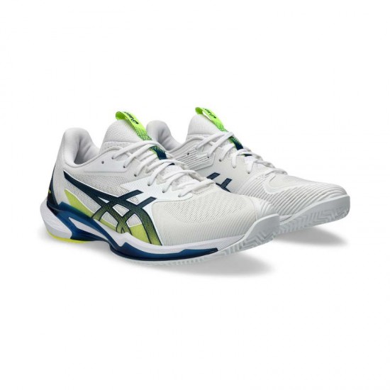 Zapatillas Asics Solution Speed FF 3 Clay Blanco Azul Mako