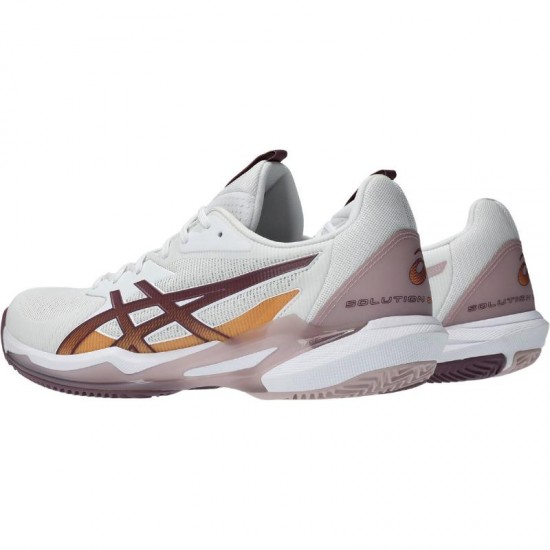 Zapatillas Asics Solution Speed FF 3 Clay Blanco Malva Mujer