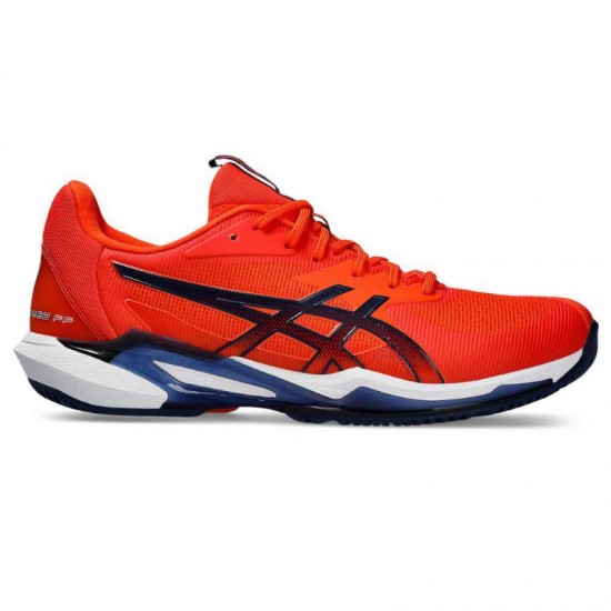 Zapatillas Asics Solution Speed FF 3 Clay Naranja Azul Marino