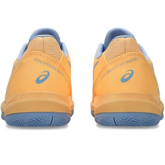 Zapatillas Asics Solution Swift FF 2 Padel Naranja Crema Mujer