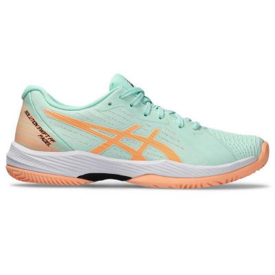 Zapatillas Asics Solution Swift FF Padel Menta Naranja Mujer