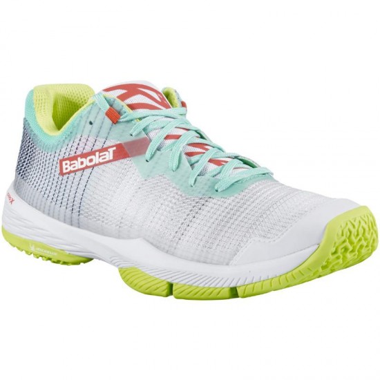 Zapatillas Babolat Jet Ritma Blanco Gris Mujer