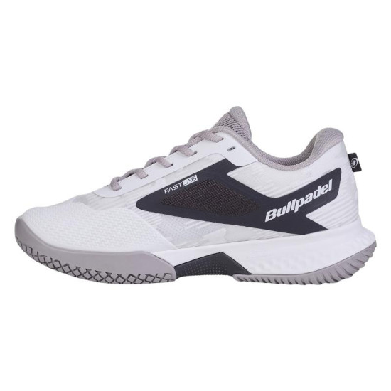 Zapatillas Bullpadel Delfi Brea Vertex Vibram 25I Blanco Negro Mujer