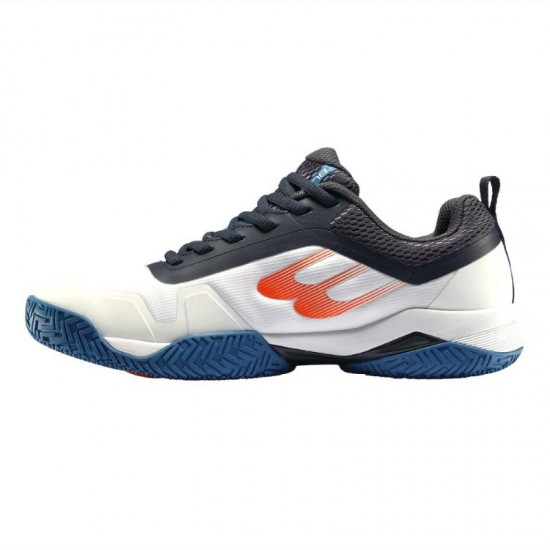 Zapatillas Bullpadel Performance Hybrid 24V Blanco Azul Marino