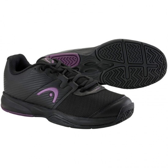 Zapatillas Head Revolt Court Negro Morado Mujer