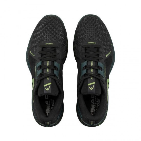 Zapatillas Head Sprint Pro 3.5 SF Clay Negro Verde Bosque