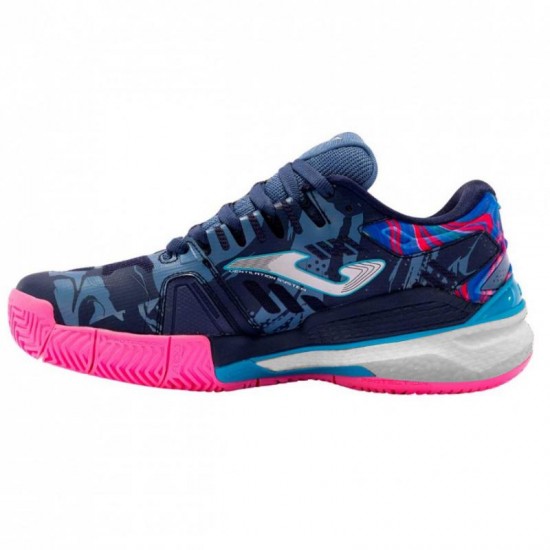 Zapatillas Joma Slam 2403 Marino Azul Rosa Mujer