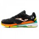 Zapatillas Joma WPT T.Slam 2201 Clay Negro Naranja Fluor