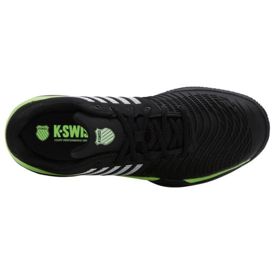 Zapatillas Kswiss Express Light 3 HB Clay Negro Verde Neon