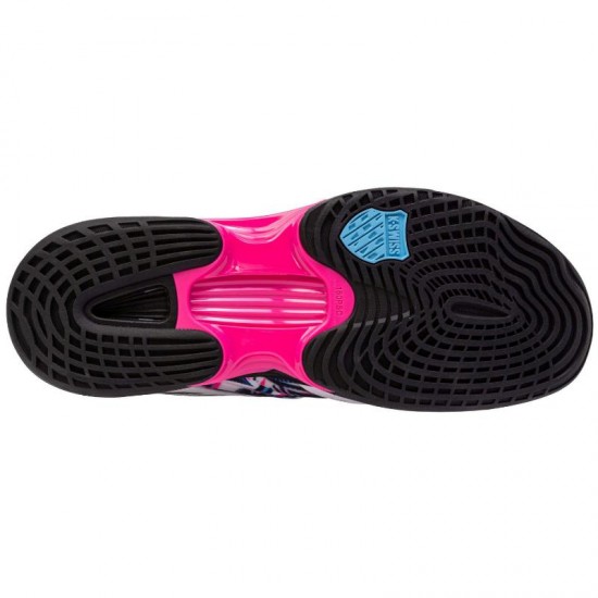 Zapatillas Kswiss Speedtrac Padel Blanco Negro Rosa Neon