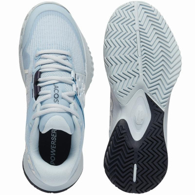 Zapatillas Lacoste Power Serve 125 Azul Claro Mujer