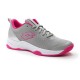 Zapatillas Lotto Mirage 600 Gris Rosa Fucsia Mujer